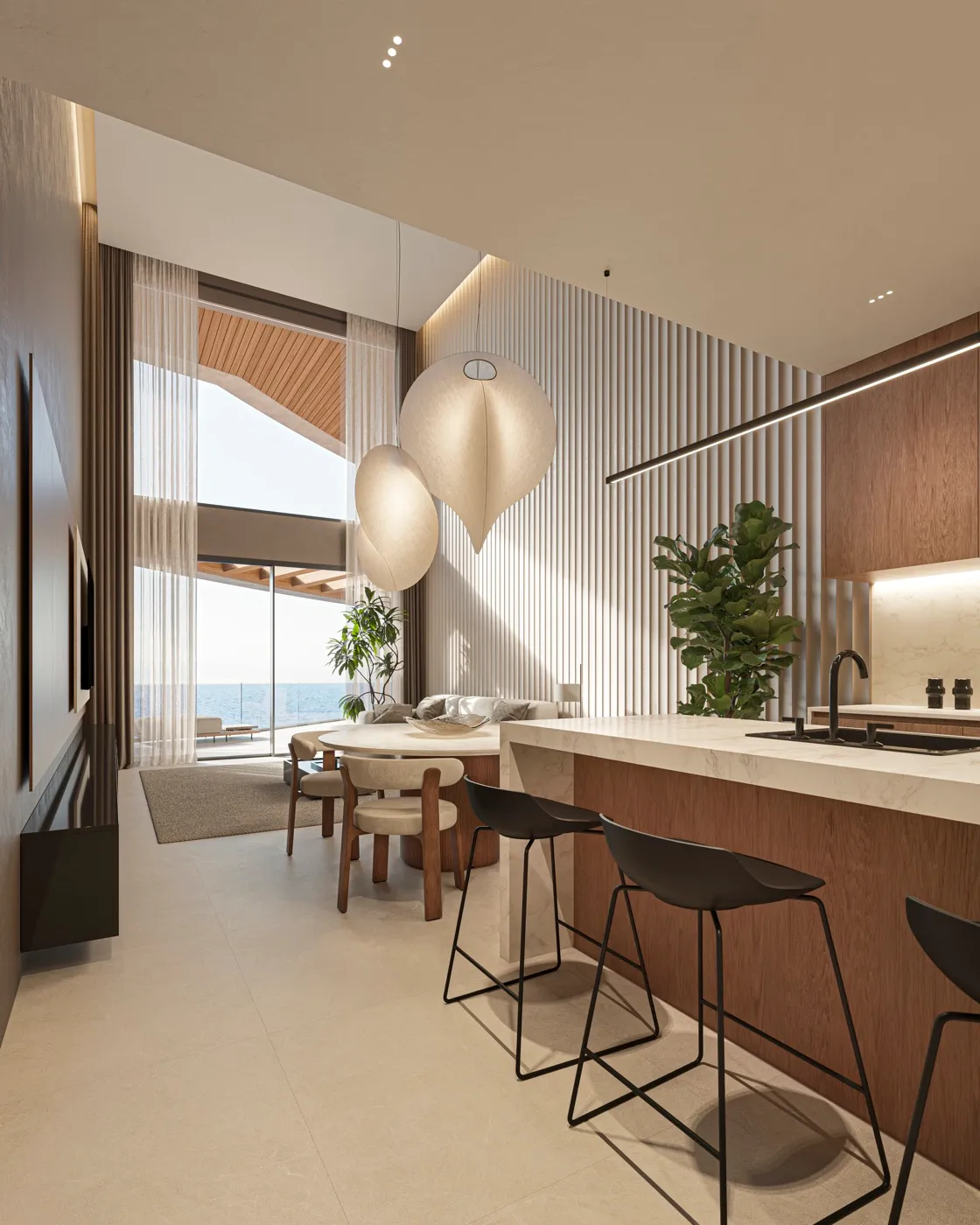Penthouse 3 Niveles · Vista al Mar y Lago