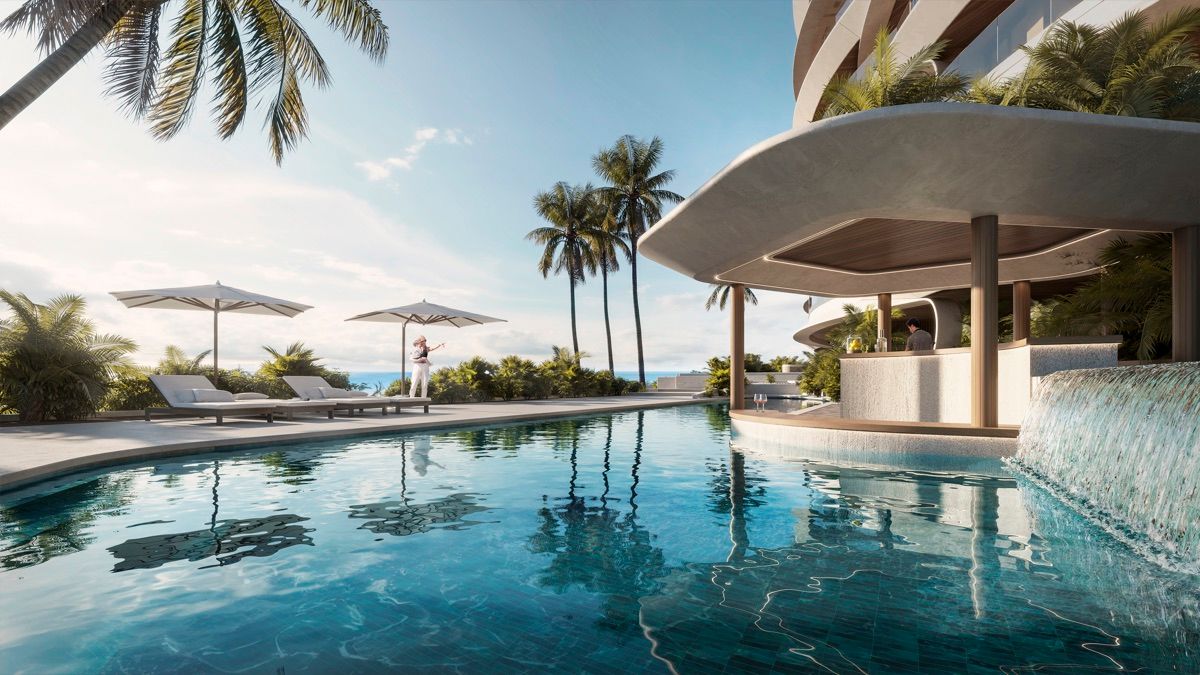 Piscina Infinity hacia la Playa