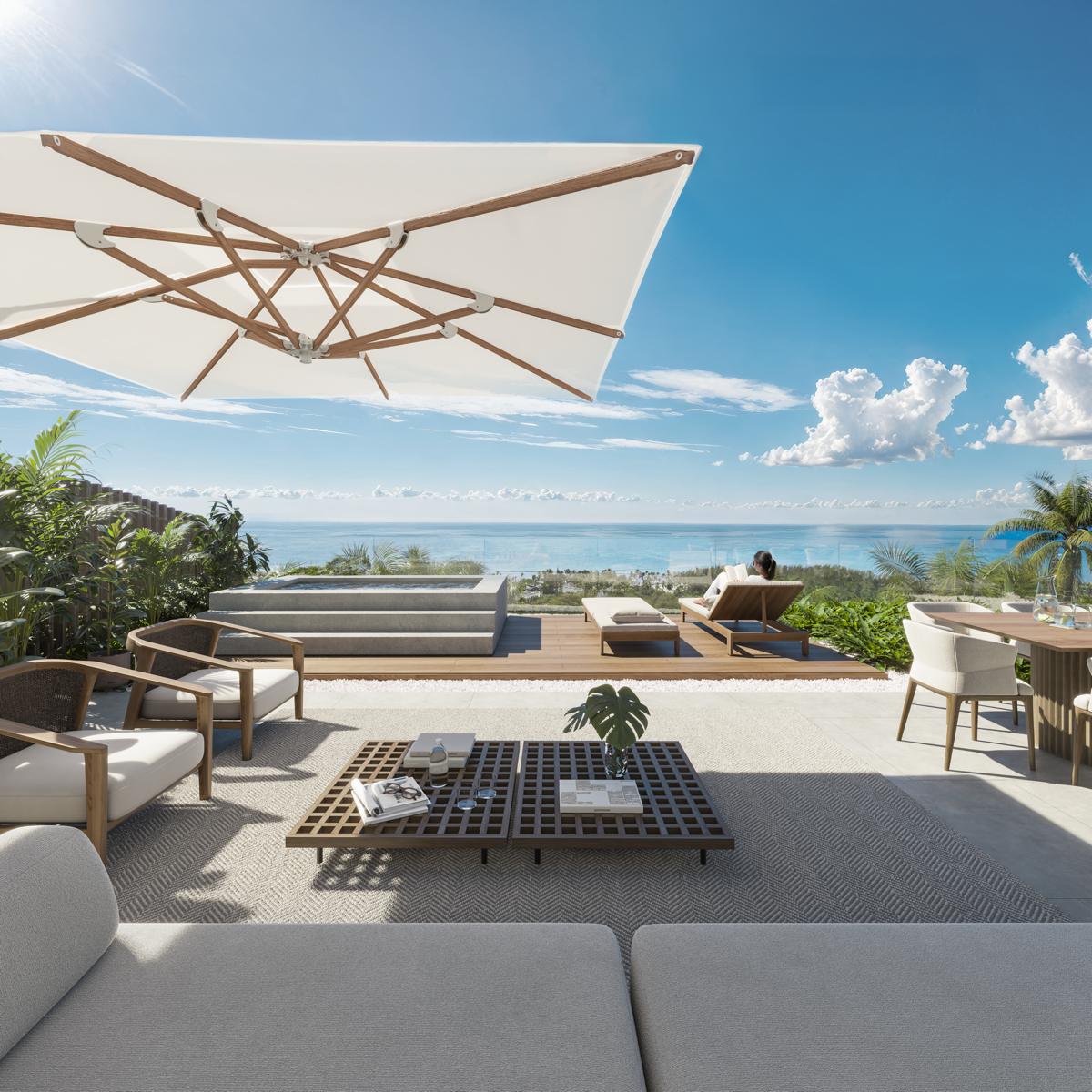 Rooftop con Piscina Infinity